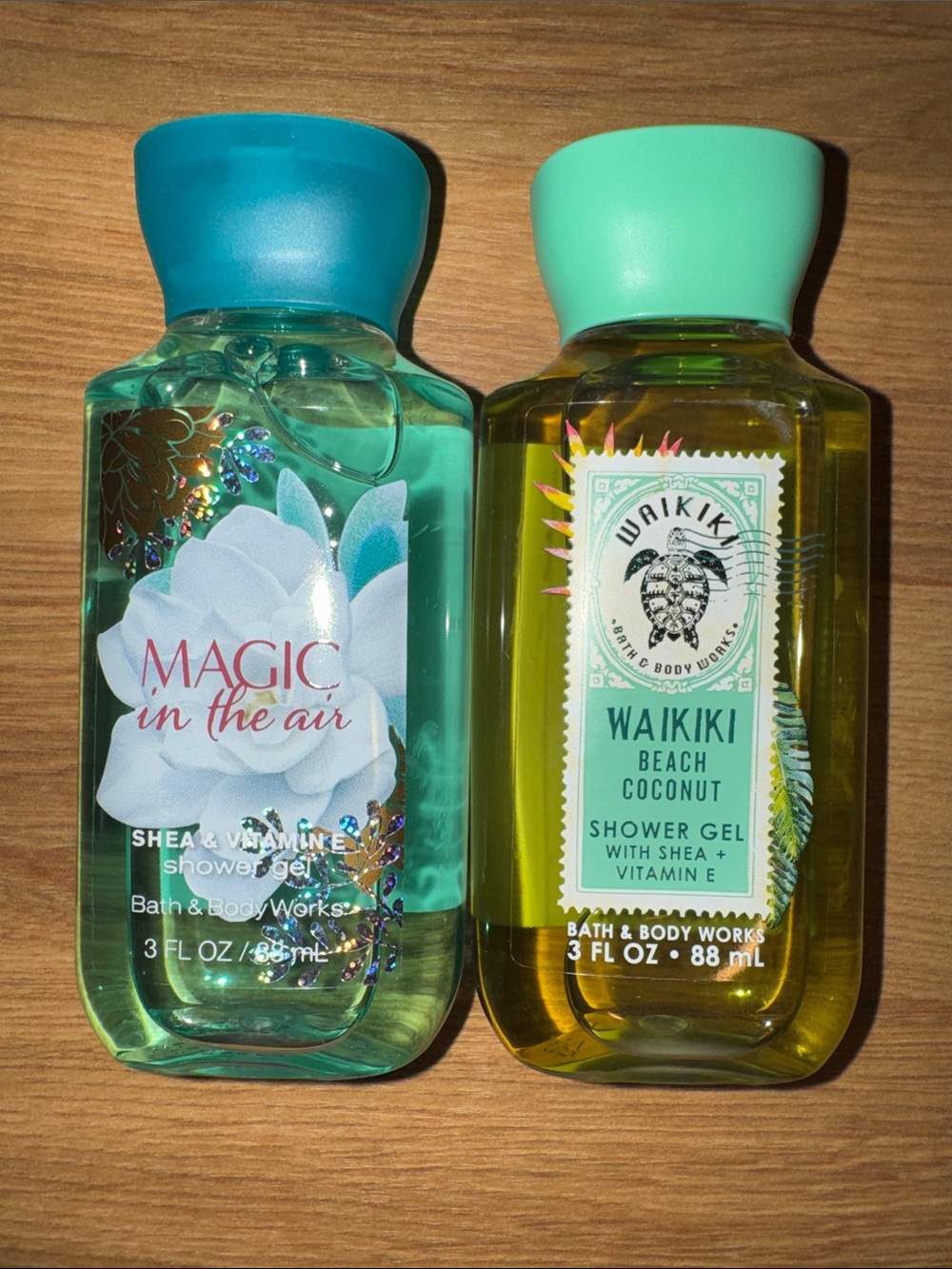 Lot of 2 Bath & Body Works Shea + Vitamin E Shower Gel (3 Fl oz each)